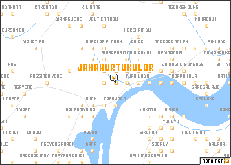 map of Jahawur Tukulor