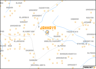 map of Jaḩḩayn