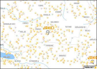 map of Jahići