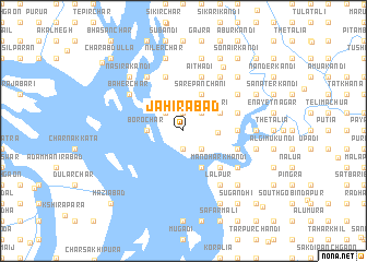 map of Jahirābād