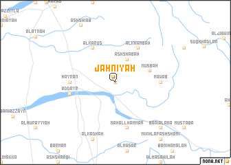 map of Jahnīyah