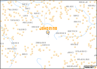 map of Jahorina