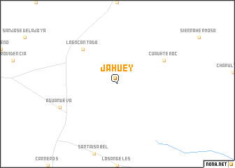 map of Jahuey