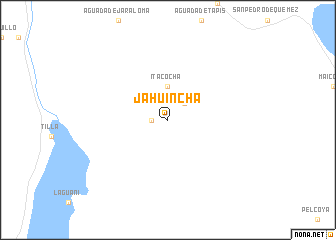 map of Jahuincha