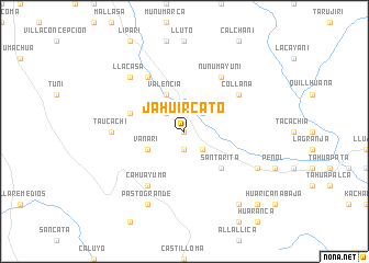 map of Jahuircato