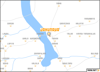map of Jahunawa