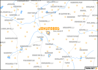 map of Jahurābād