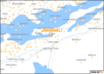 map of Jahwāwāli
