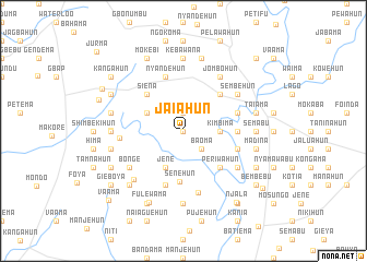 map of Jaiahun