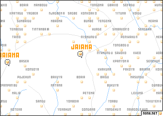 map of Jaiama