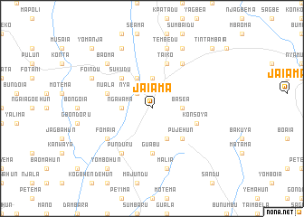 map of Jaiama