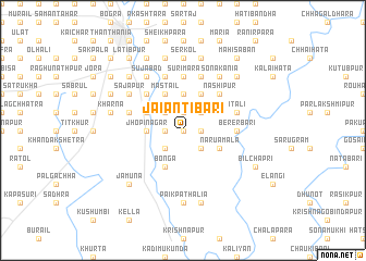 map of Jaiantibāri