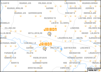 map of Jaibón