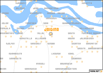 map of Jaidina
