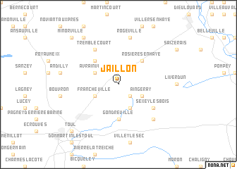 map of Jaillon