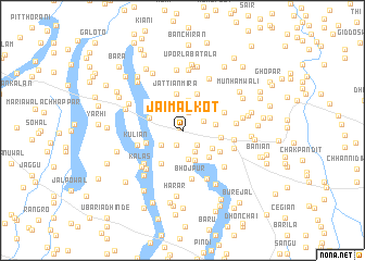 map of Jaimal Kot