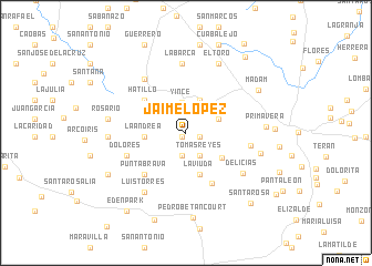 map of Jaime López