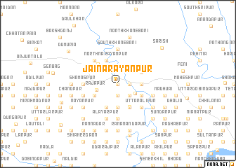 map of Jainārāyanpur