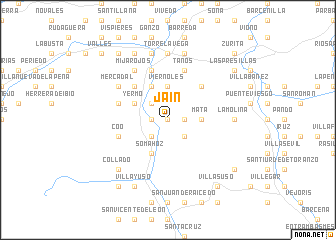 map of Jaín