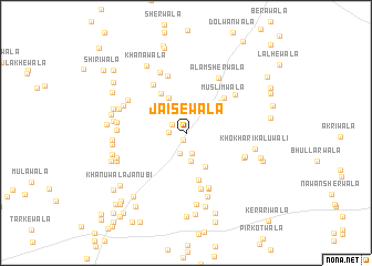 map of Jaisewāla