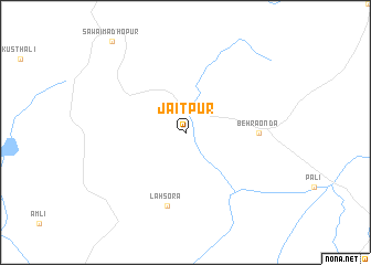 map of Jaitpur