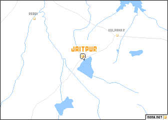 map of Jaitpur