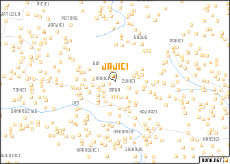 map of Jajići