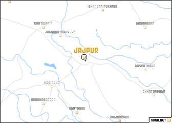 map of Jājpur