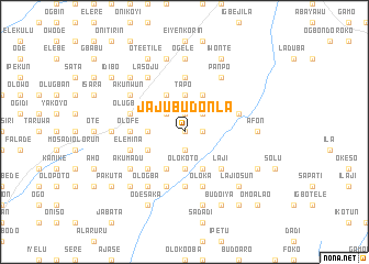 map of Jaju Budo Nla