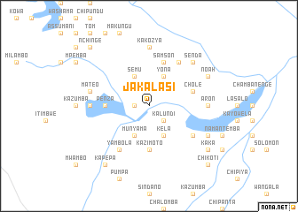 map of Jakalasi