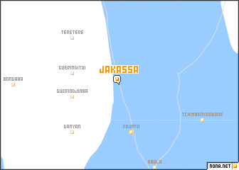 map of Jakassa