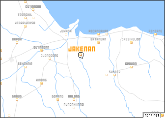 map of Jakenan