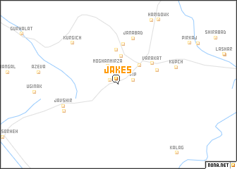 map of Jākes