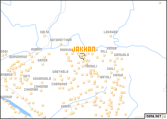 map of Jākhan