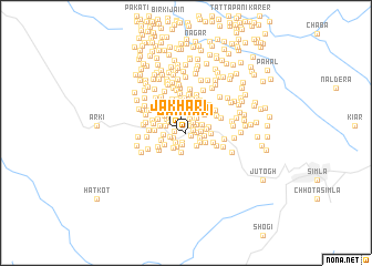 map of Jākhari