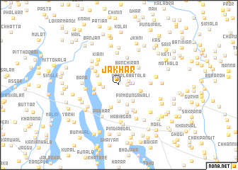 map of Jakhar