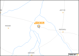 map of Jākhim