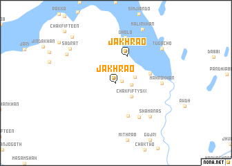 map of Jakhrao
