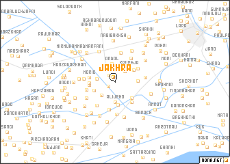 map of Jakhra