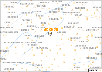 map of Jākhra