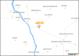 map of Jakin