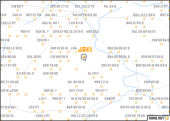 map of Jaki