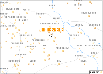 map of Jakkarwāla