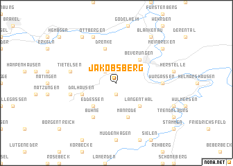 map of Jakobsberg