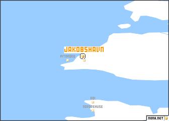 map of Jakobshavn