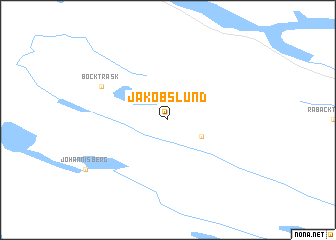 map of Jakobslund