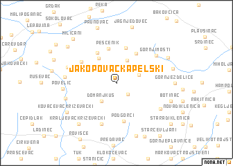 map of Jakopovac Kapelski