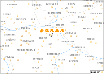 map of Jakovljevo