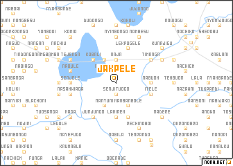 map of Jakpele