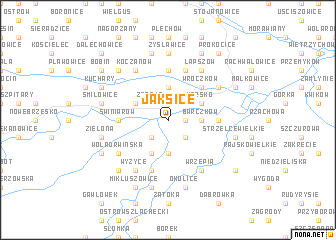 map of Jaksice